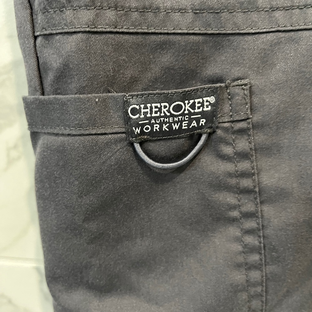 Cherokee Charcoal Gray Scrub Pants